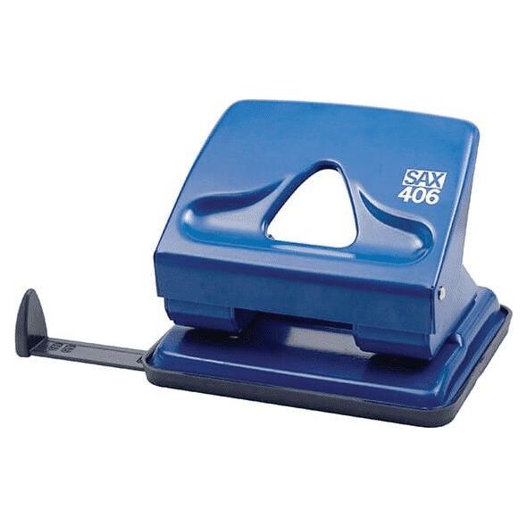 Dziurkacz SAX 406 30 kartek Niebieski (PBSX0629) 4641651 9002219021037