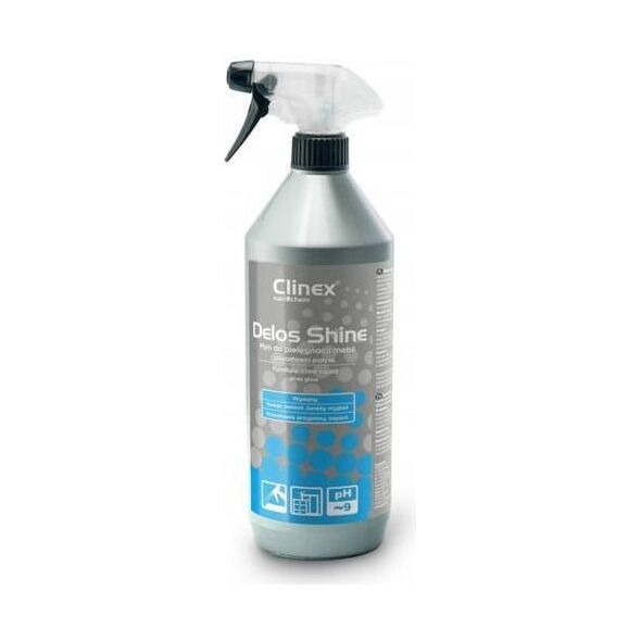 Clinex Clinex delos shine do czyszczenia mebli 1l.(77145) z połyskiem 4666045 5907513270645