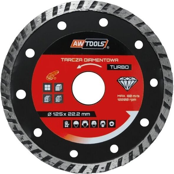 AWTools Tarcza diamentowa Turbo 115 x 22,2mm (AW47115) 4685543 5902198748465