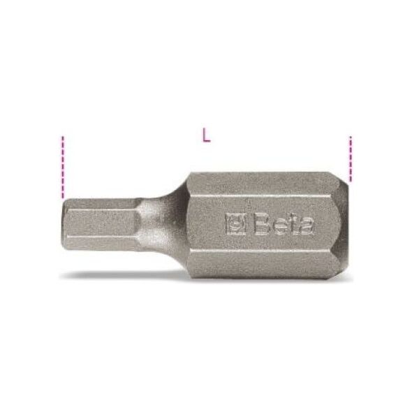 Beta Tools Końcówki wkrętakowe trzpieniowe sześciokątne 12 x 30mm (BE867PE-12) 4685626 8014230375038