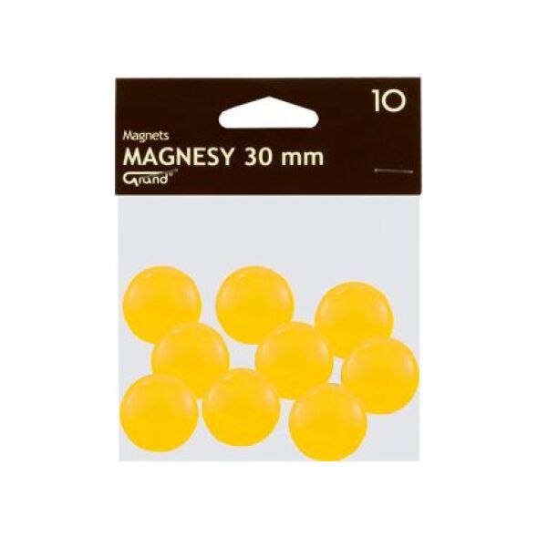 KW Trade Magnesy Grand 20 mm żółte op. 10 sztuk 4696917 5903364258627