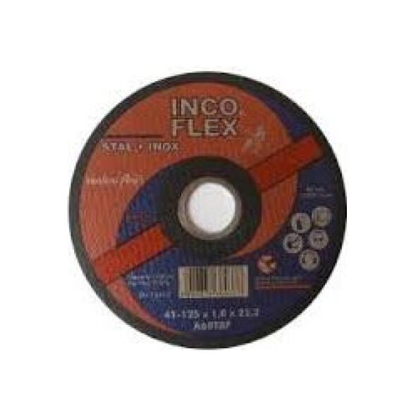 Techniflex Tarcza do cięcia stali + stal nierdzewna (INOX) 115 x 1,0 x 22,2mm (IFM411-115-1.0-22B60) 4759600 5904378361211