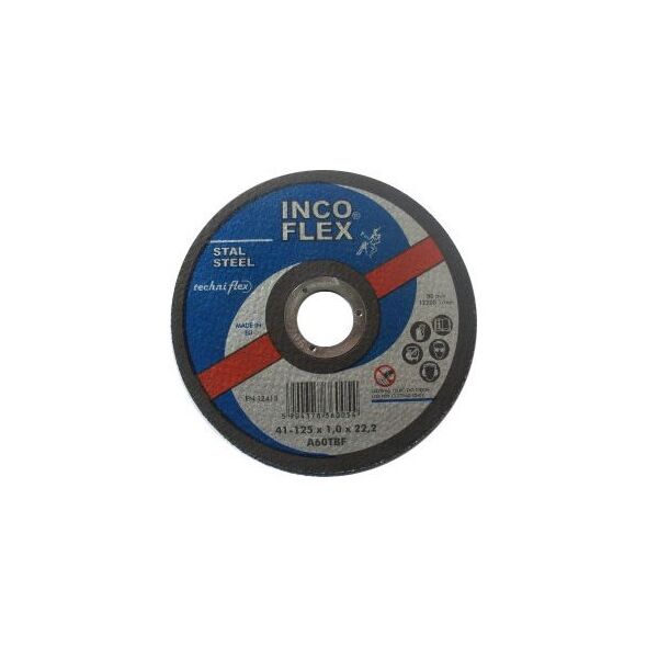 Techniflex tarcza do cięcia metalu 125 x 2,5 x 22,2mm (T1A 125 2.5) 4759634 5904378360160