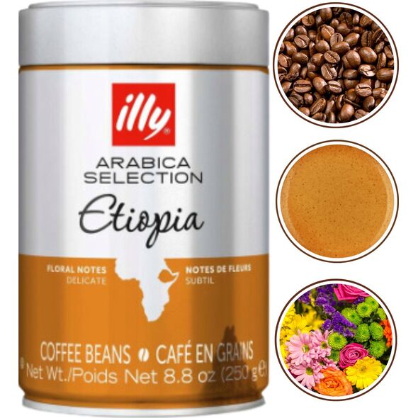Kawa ziarnista illy Arabica Selection Ethiopia 250 g 4762574 8003753970066