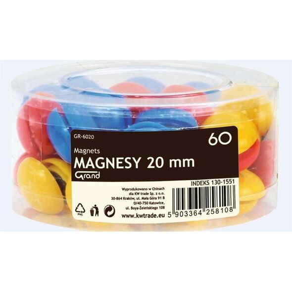 Grand Magnesy 20mm tuba 60szt 4805406 5903364258108