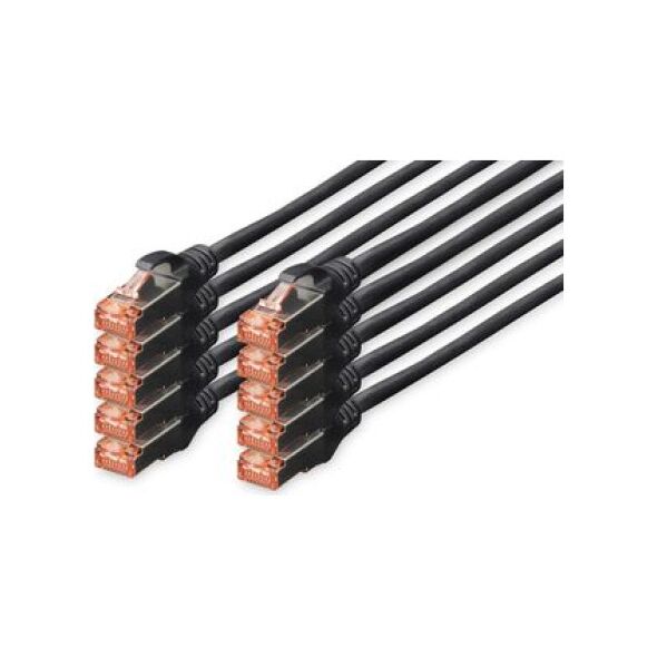 Digitus Patchcord CAT6, S-FTP, 0.5m , 10 sztuk (DK-1644-005-BL-10) 4872117 4016032441540