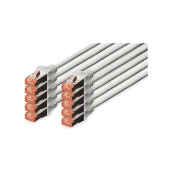 Digitus Patchcord CAT6, S-FTP, 2m, 10 sztuk (DK-1644-020-10) 4872143 4016032441458