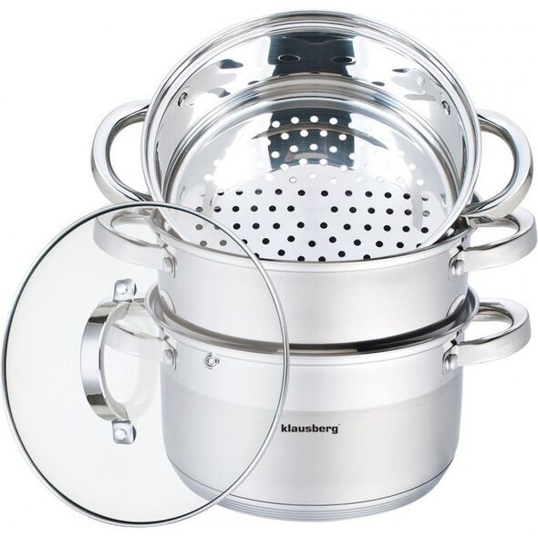 Klausberg Garnek do gotowania na parze 18cm (KB-7139) 4902410 5902666611390