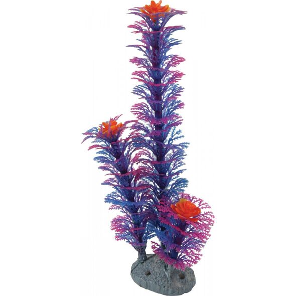Zolux Ozdoba roślina niebieska M 22 cm 4961079 3336023520681