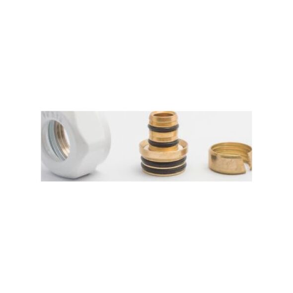 Varioterm Adapter zaciskowy GW3/4" x 16x2 biały do zaworów TWINS (VRZZ16X206) 4965998 5902249829464