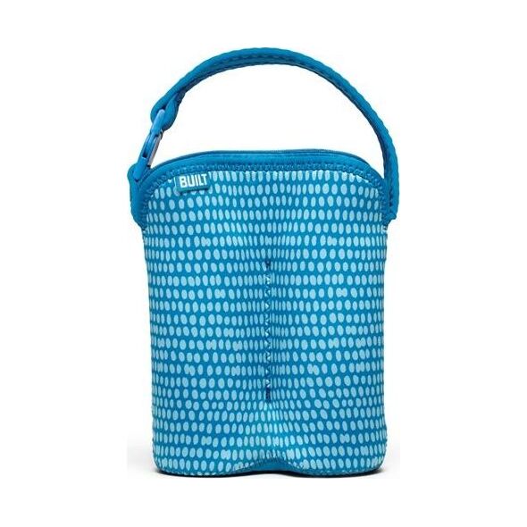 Built Built Bottle Buddy - Termoopakowanie Do Butelek Podwójne (dribble Dots Blue) 4991875 844983028091