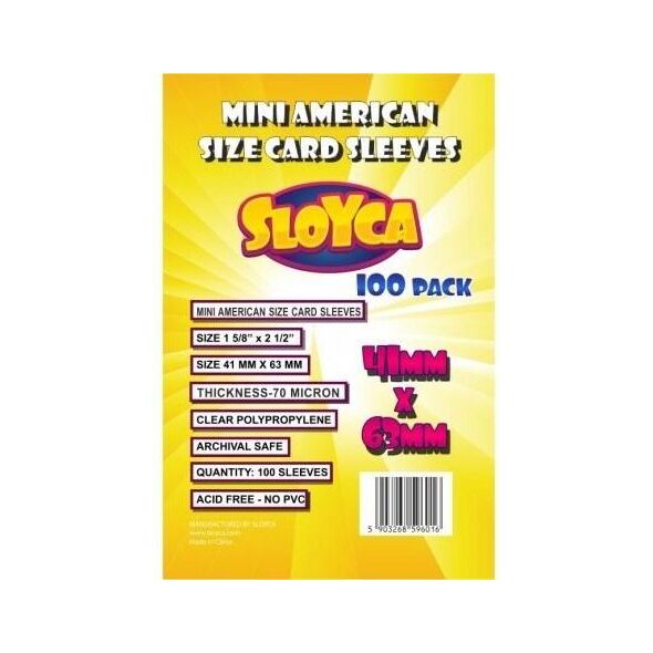 Baldar Koszulki Mini American 41x63mm (100szt) SLOYCA 5035148 5903268596016