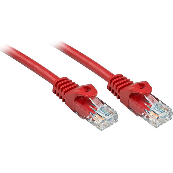 Lindy Patchkabel Cat6 U/UTP Basic rot 0.50m (48181) 5285670 4002888481816