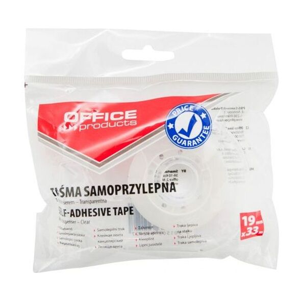 Office Products Taśma biurowa 19mm, 33m, dyspenser 5288043 5901503692127