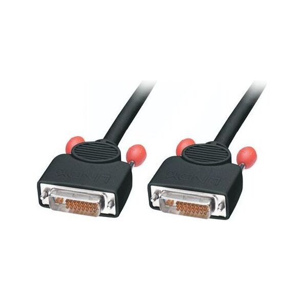 Kabel Lindy DVI-I - DVI-I 20m czarny 5352845 4002888412773