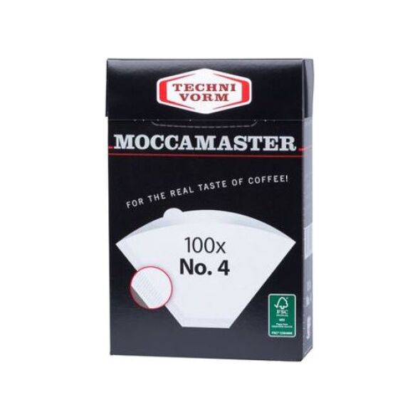 Moccamaster Filtry do kawy r. 4 100szt. 5626187 8712072850224