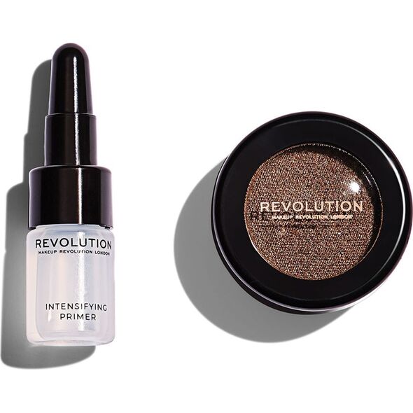 Makeup Revolution Cień do powiek Flawless Foils Overcome + baza 5635685 5057566020985