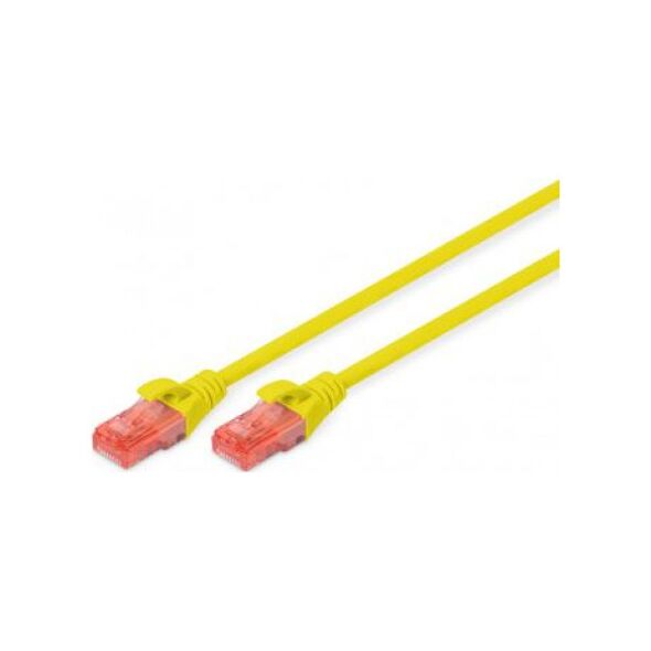 Digitus CAT 6 U-UTP Patchk.,0,25m,Gelb 5645203 4016032387596