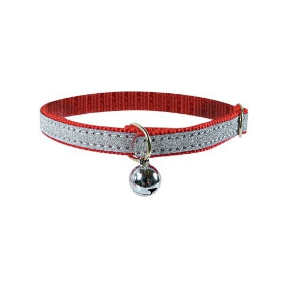 Zolux Obroża połyskująca czerwona 30cm 5645286 3336026702619