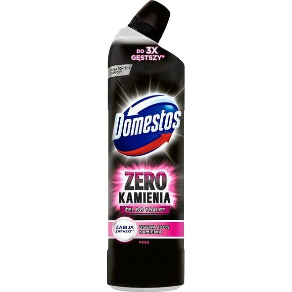 Domestos DOMESTOS_Zero kamienia żel do toalet Pink 750ml 5896044 8717644186046