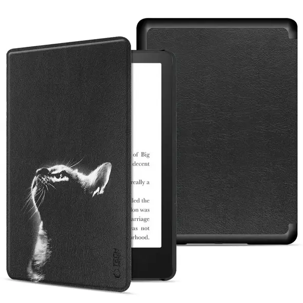 Tech-Protect SmartCase Kindle 11 / 12 2022 / 2024 Black Cat
