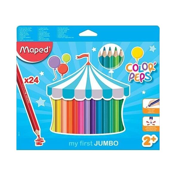 Maped Kredki Jumco Colorpeps Early Age 24 kolory MAPED 6019810 3154148340133