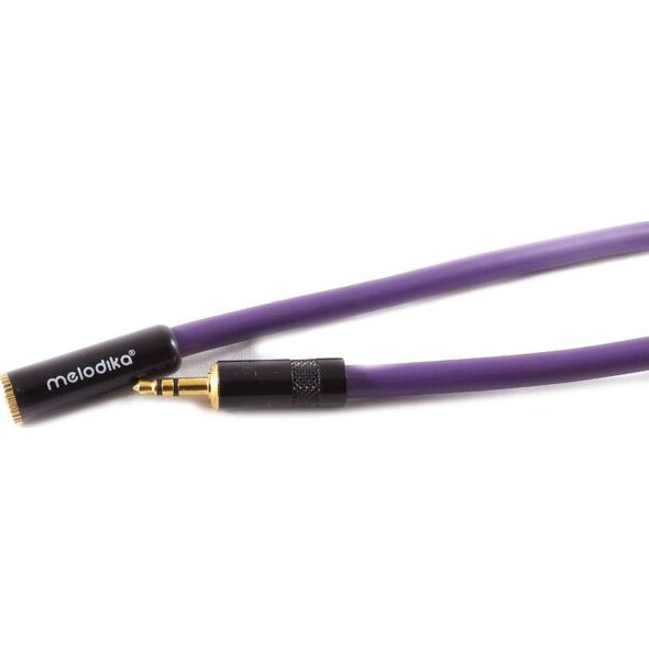 Kabel Melodika Jack 3.5mm - Jack 3.5mm 1m fioletowy 6030842 5907609002341
