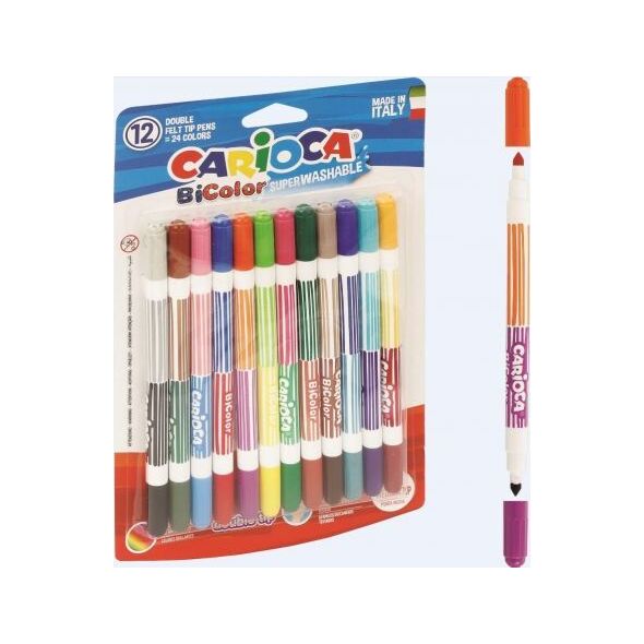 Carioca Pisaki BiColor 12/24 kolory 6038579 8003511422653