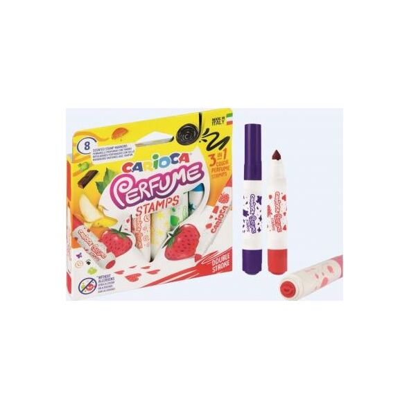 Carioca Pisaki zapachowe Perfume Stemple 8 kolorów 6038580 8003511429881
