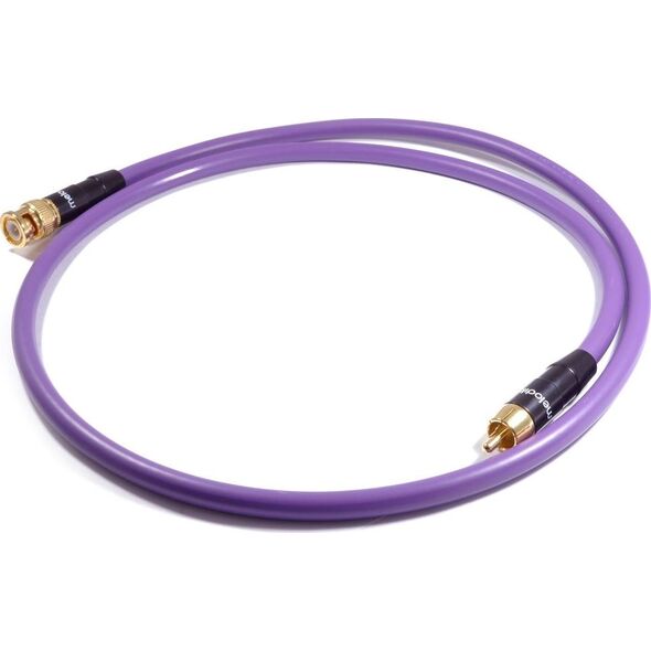 Kabel Melodika RCA (Cinch) - BNC 4m fioletowy 6094307 5907609005045