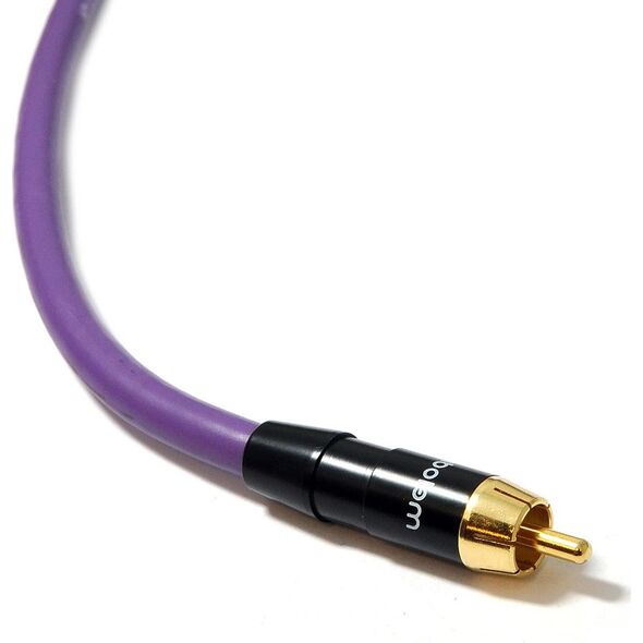 Kabel Melodika RCA (Cinch) - RCA (Cinch) 1m fioletowy 6094383 5907609002815