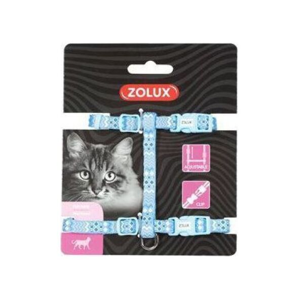Zolux Szelki nylon regul. ETHNIC kol. niebieski 6107009 3336026200276