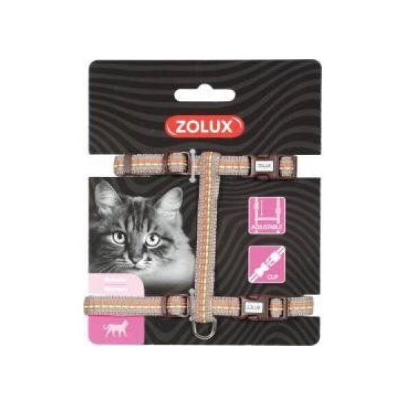 Zolux Szelki nylon regul. TEMPO kol. brązowy 6107013 3336027200336