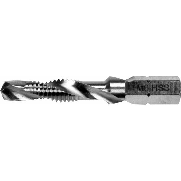 Yato `Wiertło-gwintownik M2 HSS, M6 HEX 1/4", dł. 44 mm 6225677 5906083049491