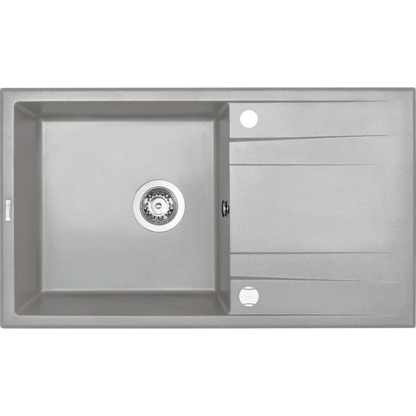 Zlewozmywak Deante ZLEW. ERIDAN SZARY METALIK GRANIT 1K Z/O 860x500x190 + SPACE SAVER 6279494 5908212072820