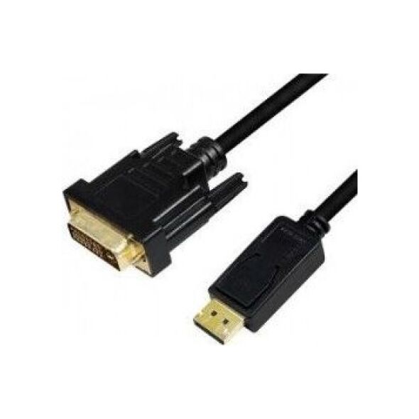 Kabel LogiLink DisplayPort - DVI-D 5m czarny (CV0133) 6287806 4052792052503