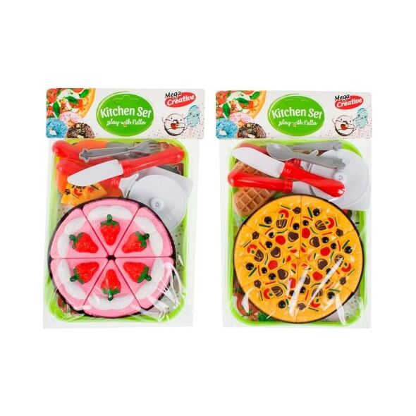 Mega Creative ZESTAW KUCHENNY JEDZENIE Z AKCESORIAMI MEGA CREATIVE 442115 6301865 5903246446807
