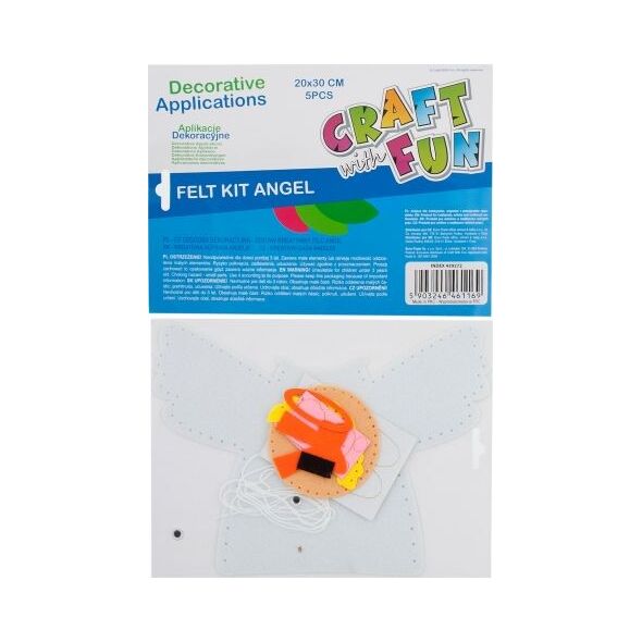 Craft with Fun CF ZESTAW KREATYWNY FILC ANIOL 23X29 PBH 12/288 6302628 5903246461169