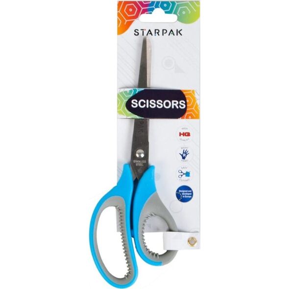 Starpak I NOZYCZKI MET Z GUM 21CM STK B/C 12/120 6303055 5903246436013