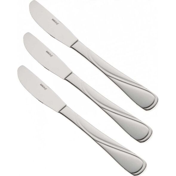KingHoff NÓŻ OBIADOWY 3 szt.KINGHOFF KH-1443 połysk 6309659 5908287214439