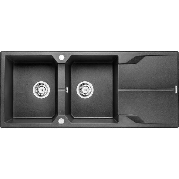 Zlewozmywak Deante .ANDANTE GRAFIT MET.GRANIT 2K Z/O 1160x500x210,3,5"+SPACE SAVER 6336540 5908212080375