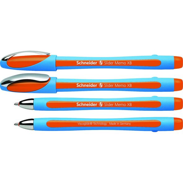 Schneider DŁUGOPIS SCHNEIDER SLIDER MEMO XB POMARAŃCZOWY 6352693 4004675065186