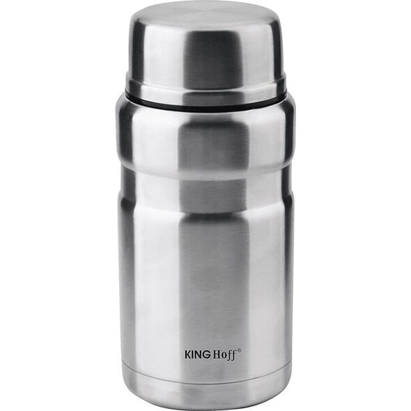 KingHoff Termos obiadowy KH-1458 0.75 l Srebrny 6374941 5908287214583