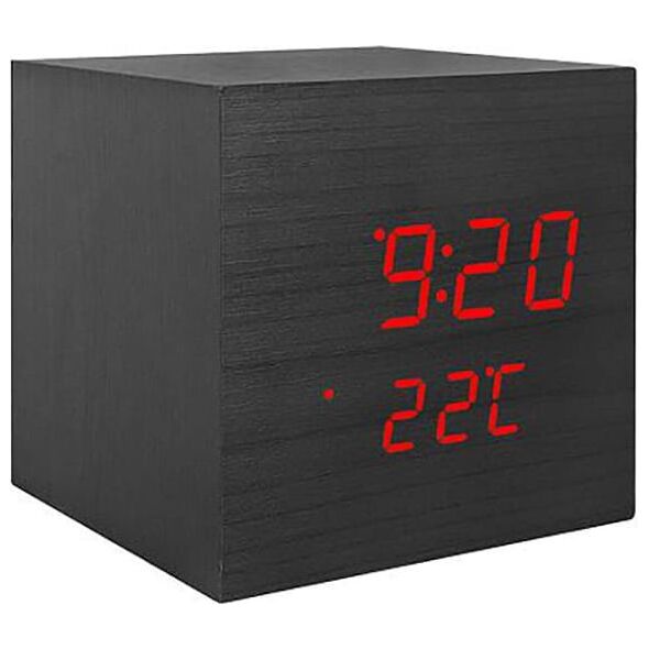 LTC Zegarek budzik kostka LED z termometrem LXLTC07 6379769 5902270730623