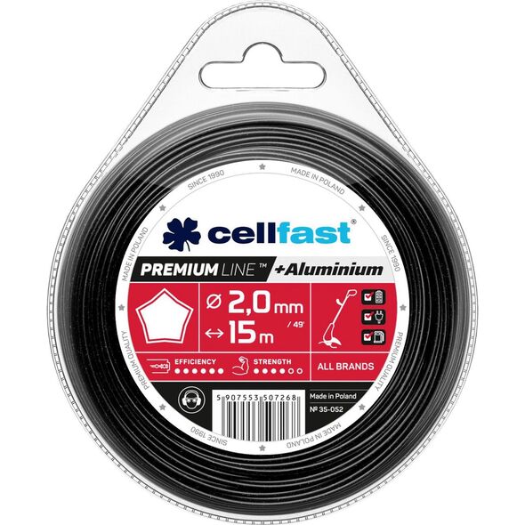 Cellfast żyłka tnąca premium 3,0mm / 15m, gwiazdka (35-056) 6411337 5907553507299