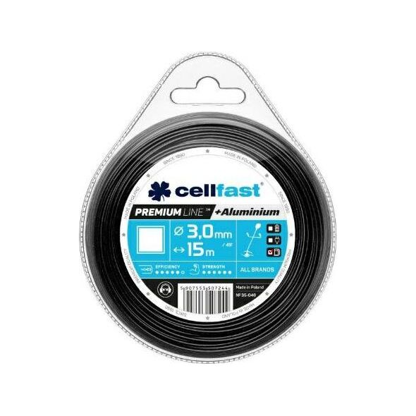 Cellfast ŻYŁKA TNĄCA PREMIUM 3,0mm / 15m KWADRAT CELLFAST - 35-046 6411343 5907553507244