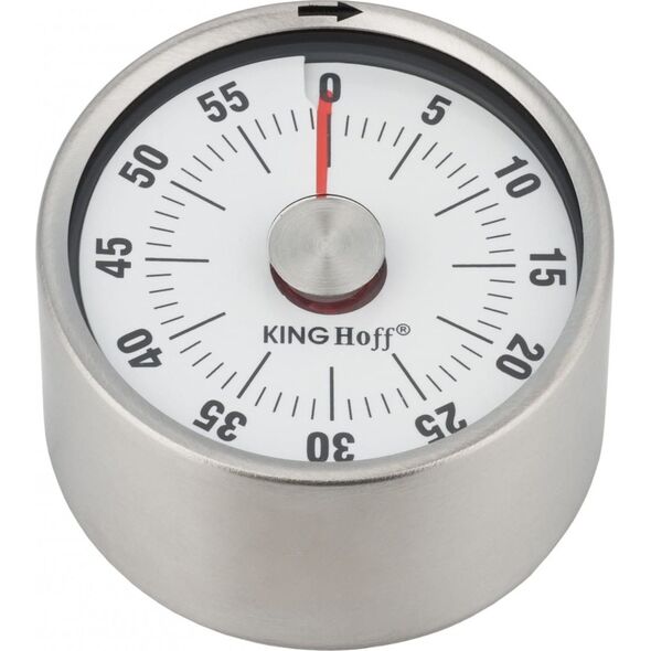 Minutnik KingHoff mechaniczny srebrny (KH-3176) 6412537 5908287231764