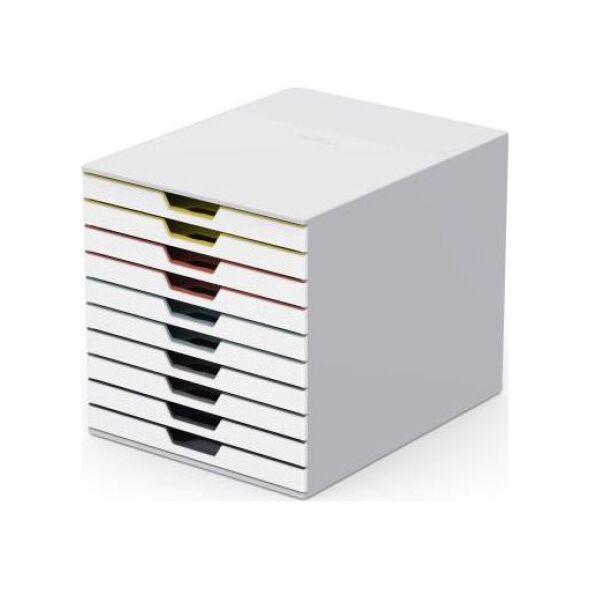 Durable DURABLE Schubladenbox VARICOLOR 10Fächer MIX mehrfbg 6414546 4005546993270