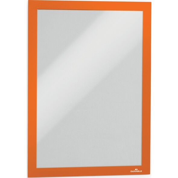Durable A4 SAMOPRZYLEPNE RAMKI MAGNETYCZNE POMARAŃCZOWE 10 SZT. 6415750 4005546405841