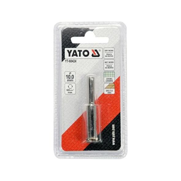 Wiertło Yato do betonu walcowe 10mm  (YT-60424) 6419567 5906083048357